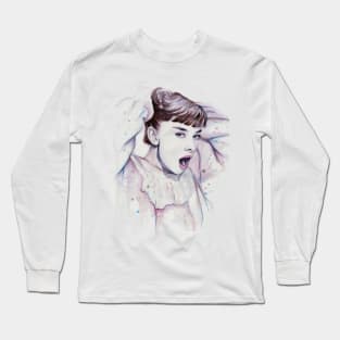 Purple Scream Long Sleeve T-Shirt